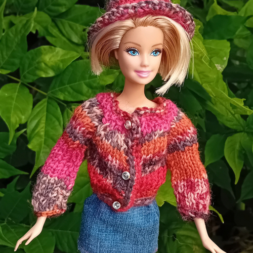 Vêtement pour poupée barbie - ensemble jupe