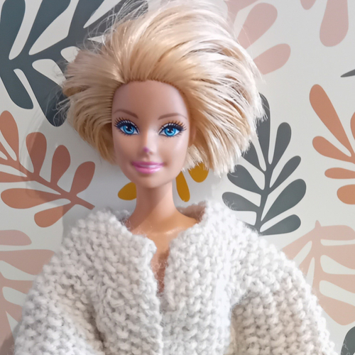 Vêtement pour poupée barbie - gilet