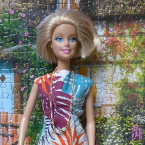 Vêtement pour poupée barbie - robe chic