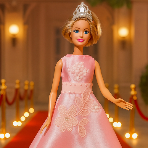 Robe princesse - étole - sac et chaussures modèle unique