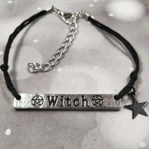 Bracelet witch sorcière pagan wicca bracelet leger