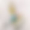 Porte-clés ou bijoux de sac anges enfants kawaii pastel frère et soeur