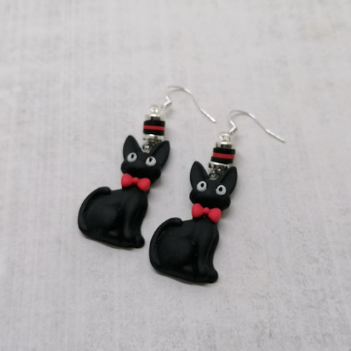 Boucles d'oreilles kiki la petite sorcière kawaii