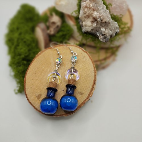 Boucles d’oreilles « élixir de mana »