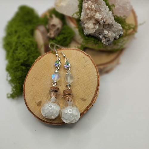 Boucles d’oreilles « essence d’éther »