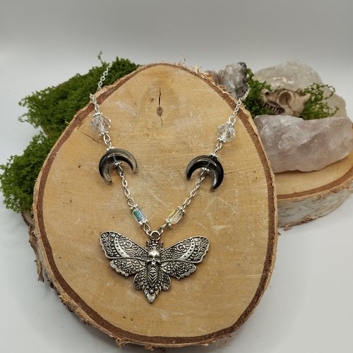 Collier « noctua rex »