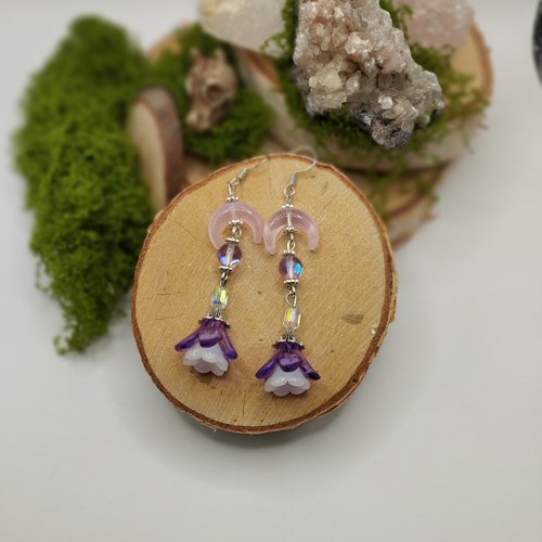 Boucles d’oreilles « clochettes de minuit »