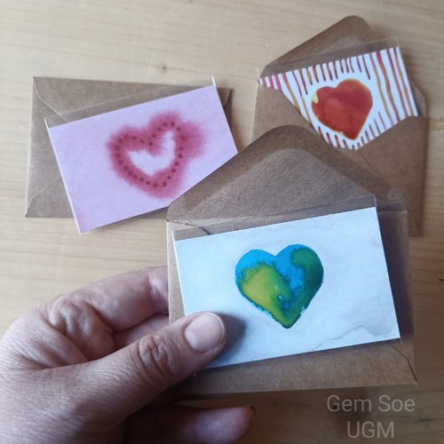 Lot de 3 cartes – tirage intuitif “variations sur l’amour”