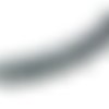 Perle étoile oeil de chat 15 mm noir x 2 