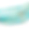  perle jaspe turquoise 6 mm x 4 