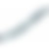  perle ronde agate givrée grise 14 mm x 1 