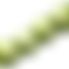  perles magiques 8 mm vert olivine x 10 