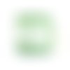  carré plat feuille d'argent 15 mm vert pastel x 2 