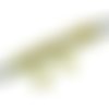  perle métal intercalaire cylindrique 3.5x4 mm doré  x 25 