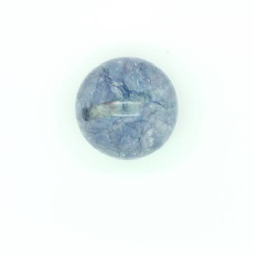 Perle aigue-marine ronde 10 mm x 1