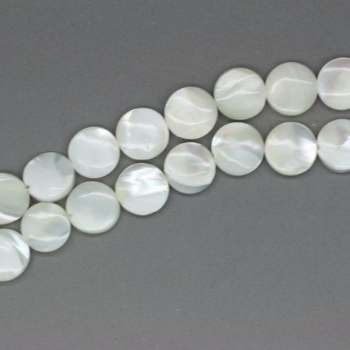  perle nacre palet 8 mm x 5 