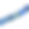 Perle jaspe impérial bleu outremer 8 mm x 2 
