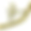  perle hématite rondelle dorée 4x2 mm x 25 