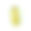  perle goutte feuille dorée 11x15 mm x 2 