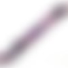 Perle agate violette ronde 10 mm x 5 