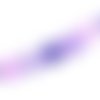  perle ronde agate givrée violette 10 mm x 4 