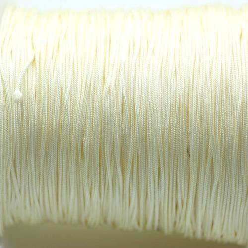  fil nylon tressé jaune claire 0,8 mm  x 3 m 