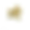  perle intercalaire  3x3,5 mm couleur doré x 30 
