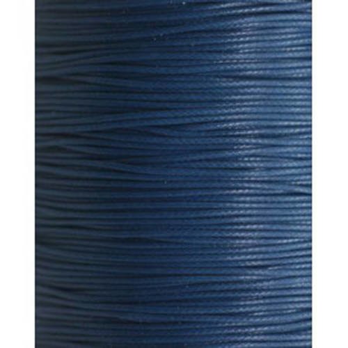  fil nylon ciré 0.8 mm bleu paon x 3 m 