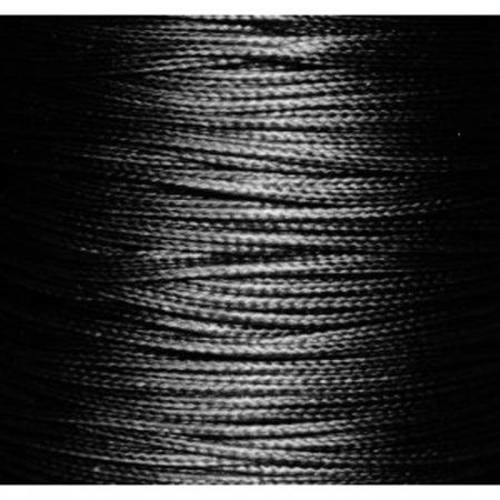 Fil nylon ciré 0.8 mm noir x 3 m 
