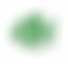  pendentif poisson vert et blanc 18x20 mm 