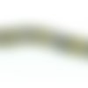  perle ronde agate craquelée verte 4 mm x 10 