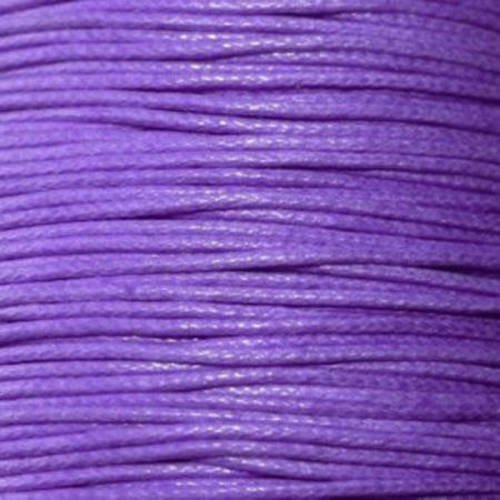  coton ciré 1,5 mm violet x 5 m 