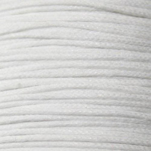  coton ciré 1,5 mm blanc x 5 m 