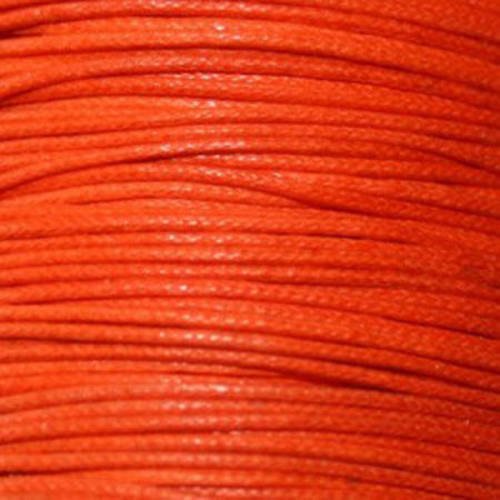 Coton ciré 1,5mm orange x2m
