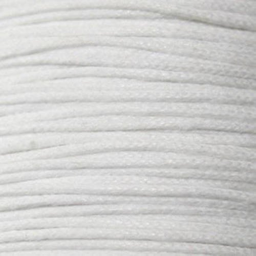  fil coton ciré 1 mm blanc x 5 m 