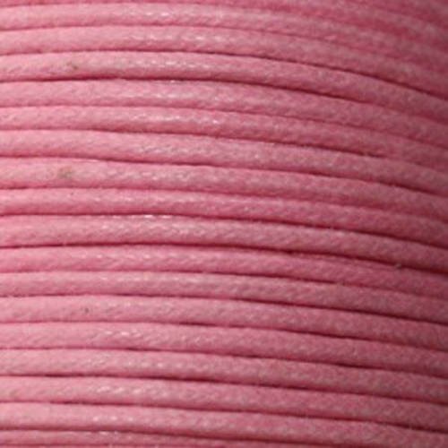 fil coton ciré 0,9 mm rose x 5 m 
