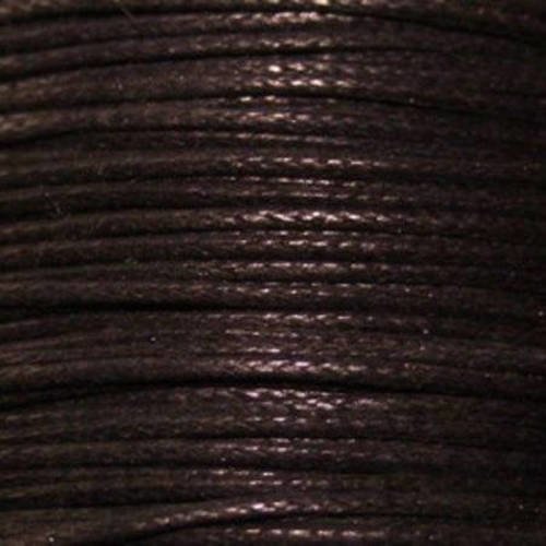  fil coton ciré 0,9 mm marron foncè x 5 m 