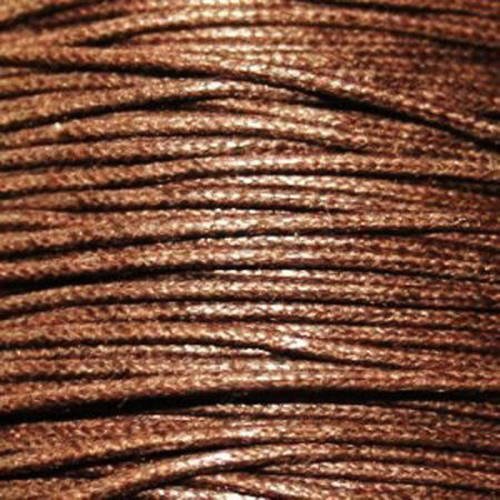  fil coton ciré 0,9 mm marron x 5 m 