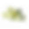  perle ronde jaspe jaune 8 mm x 8 