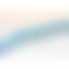  perle ronde nacrée 8 mm fil de ± 80 cm bleu ciel 