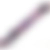 Perle agate violette ronde 4 mm x 10 