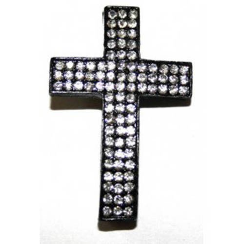   perle croix shamballa 44x29 mm x 1 