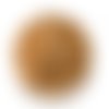 Perle shamballa beige 12mm x 1. 