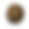  perle shamballa beige 10mm x 1 