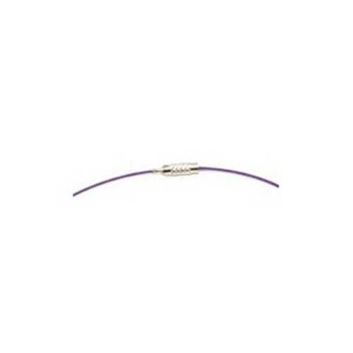 Tour de cou câblé 47cm violet x 1 