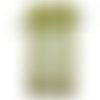  sachet en organza 14x10 cm vert olivine x 5 