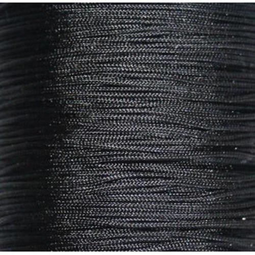  fil nylon tressé 1 mm noir x 3 m 