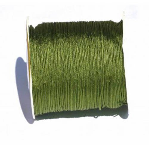  fil nylon tressé 0,8 mm vert x 3 m 