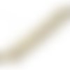  perle d'eau douce 7-8 mm blanche irisée x 36 