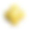 Perle croix en howlite jaune 15mm x 3 